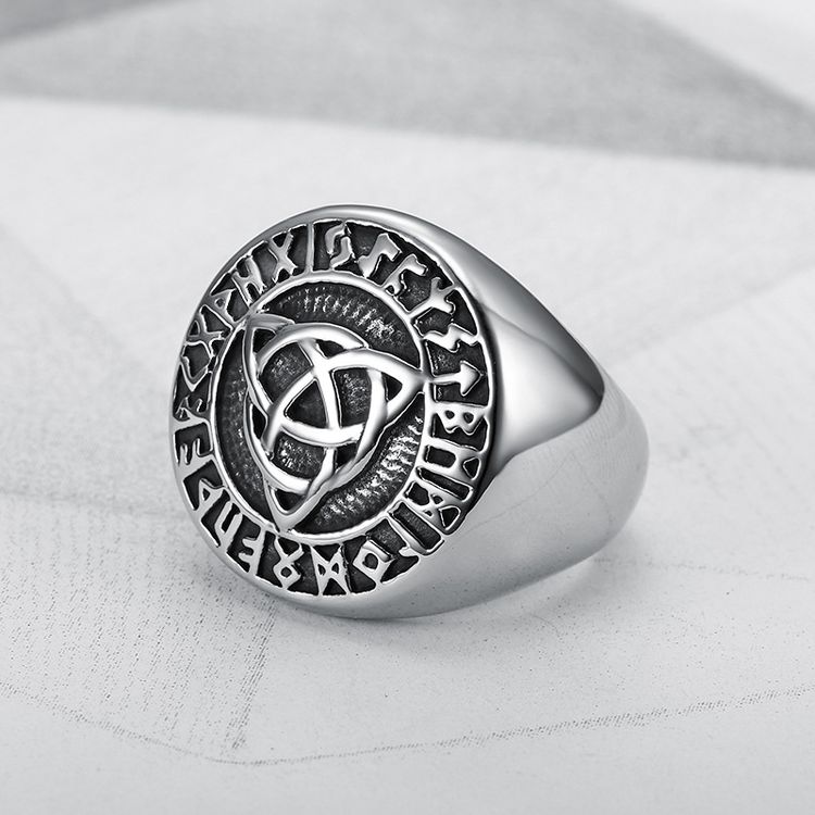 Wholesale Vintage Viking Men's Ring Celtic Stainless Steel Ring | Wholesale Jewelry Only 3