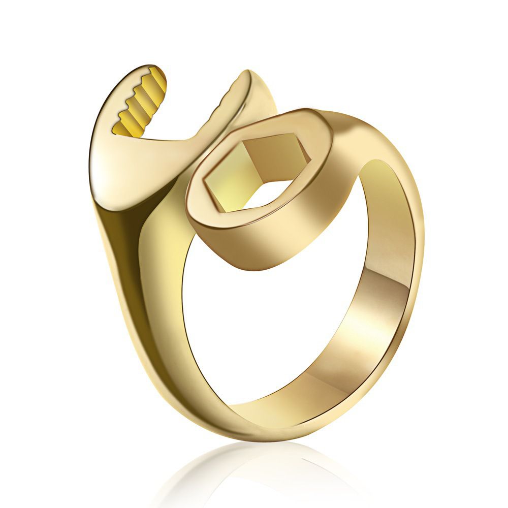 Wholesale Titanium Men's Wrench Stainless Steel Ring | Wholesale Jewelry Only 0