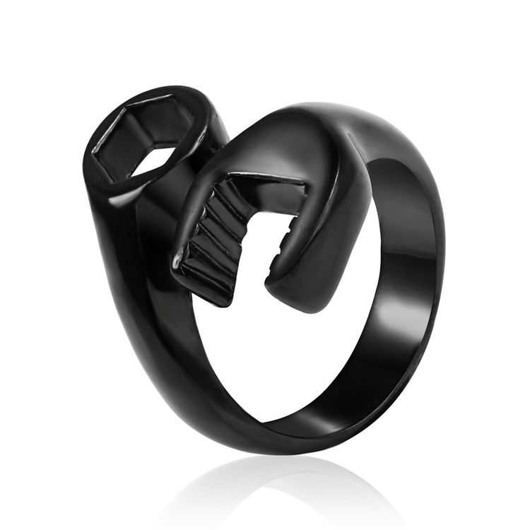 Wholesale Titanium Men's Wrench Stainless Steel Ring