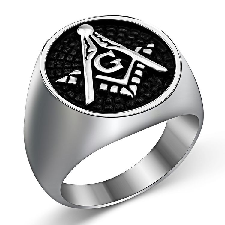Wholesale Vintage Punk Titanium Men's Ring