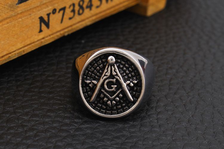 Wholesale Vintage Punk Titanium Men's Ring