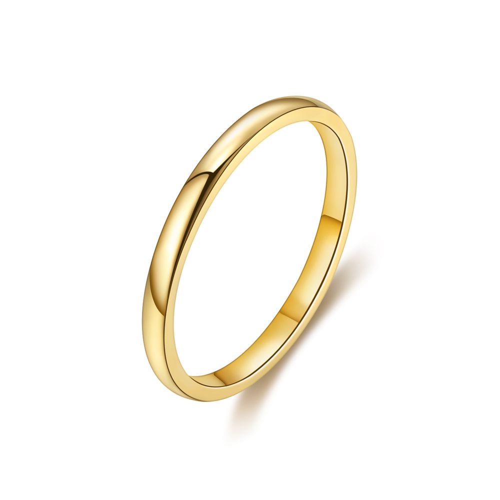 Wholesale Stylish Simple Thin Glossy Stainless Steel Women's Ring | Wholesale Jewelry Only 2