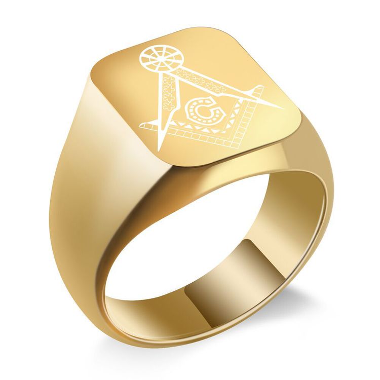 Vintage ins style men's stainless steel cast ring Wholesale