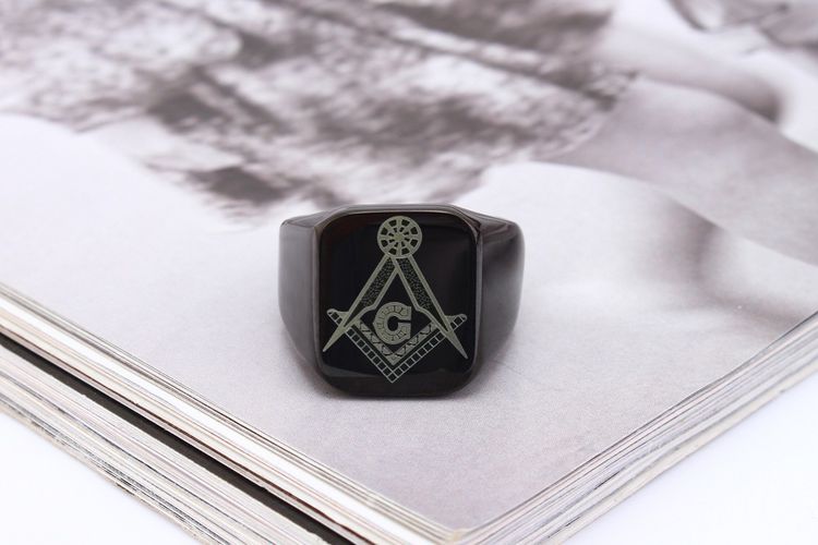 Vintage ins style men's stainless steel cast ring Wholesale | Wholesale Jewelry Only 5
