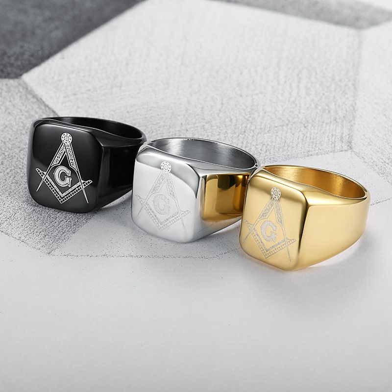 Vintage ins style men's stainless steel cast ring Wholesale | Wholesale Jewelry Only 9