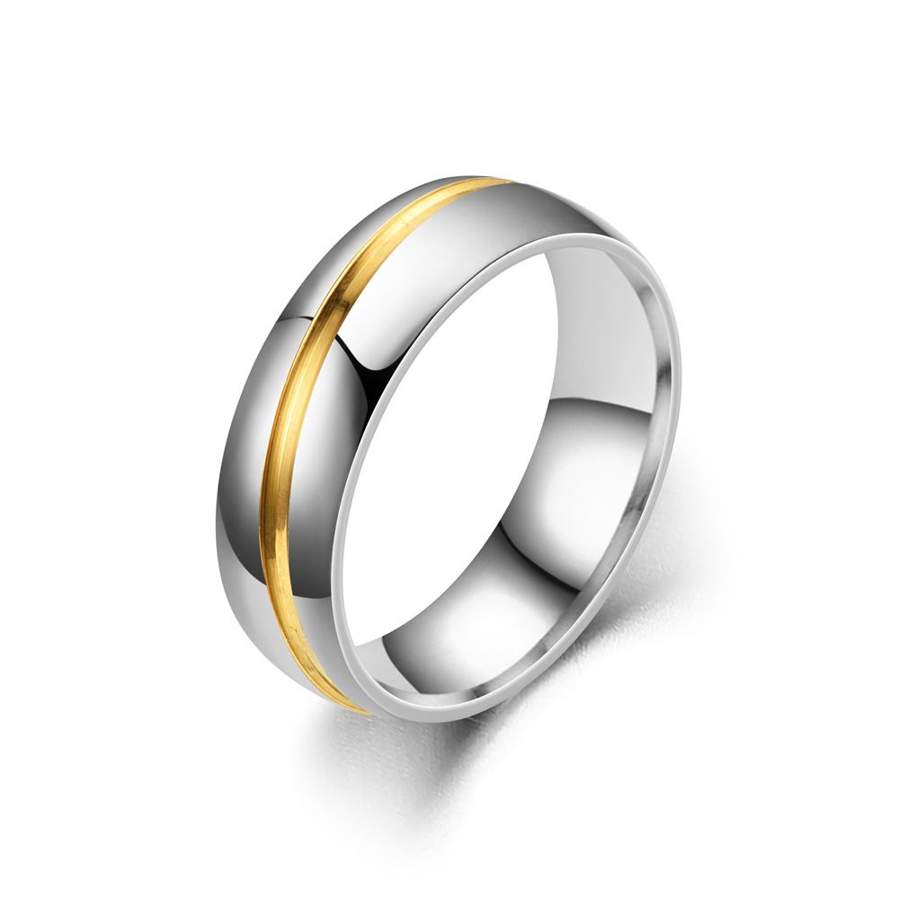 Fashion stainless steel personalized zirconia couple rings exquisite three diamond tail ring wholesale | Wholesale Jewelry Only 2