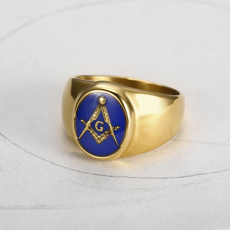 Creative Minimalist Men's Ring Vintage Street Titanium Ring Wholesale
