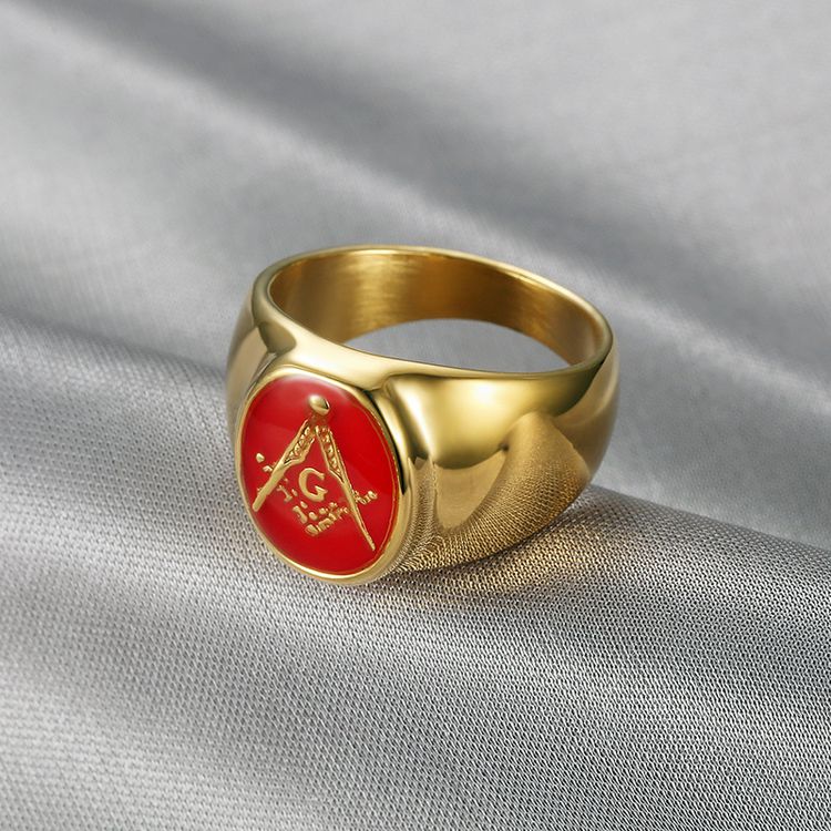 Creative Minimalist Men's Ring Vintage Street Titanium Ring Wholesale | Wholesale Jewelry Only 2