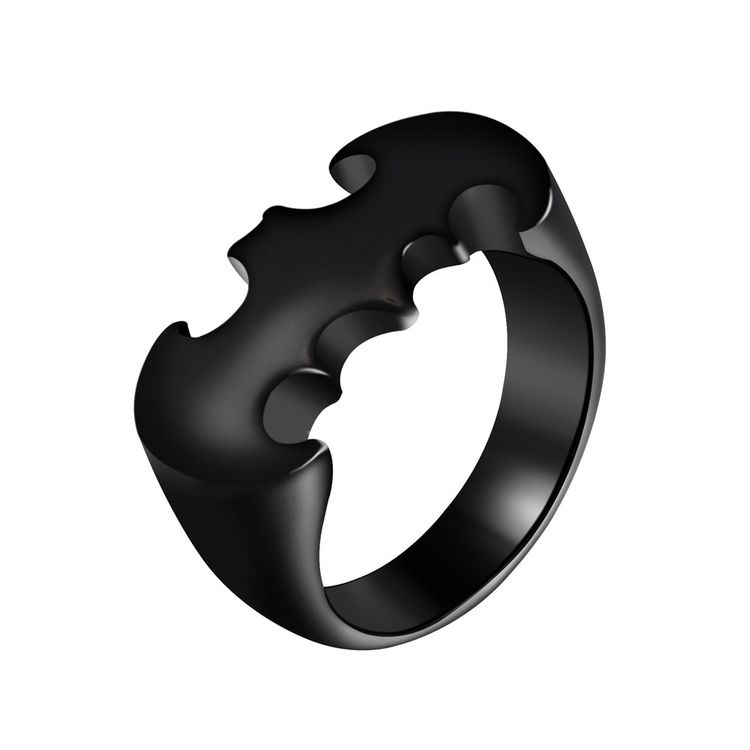 Street Fashion Retro Cool Bat Titanium Ring Wholesale