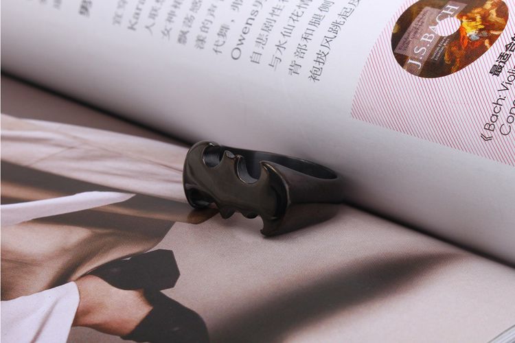 Street Fashion Retro Cool Bat Titanium Ring Wholesale | Wholesale Jewelry Only 4
