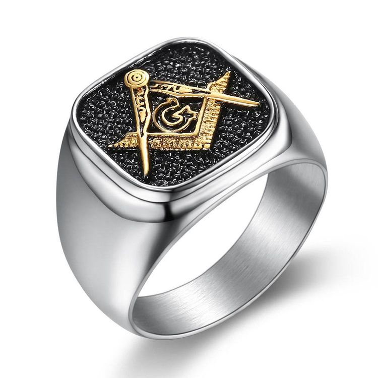 Hip Hop Classic Men's Ring Vintage Wholesale Titanium Ring