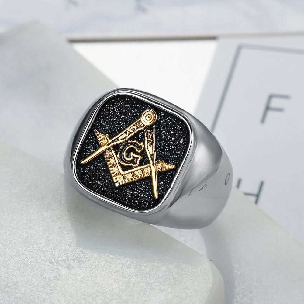 Hip Hop Classic Men's Ring Vintage Wholesale Titanium Ring | Wholesale Jewelry Only 3