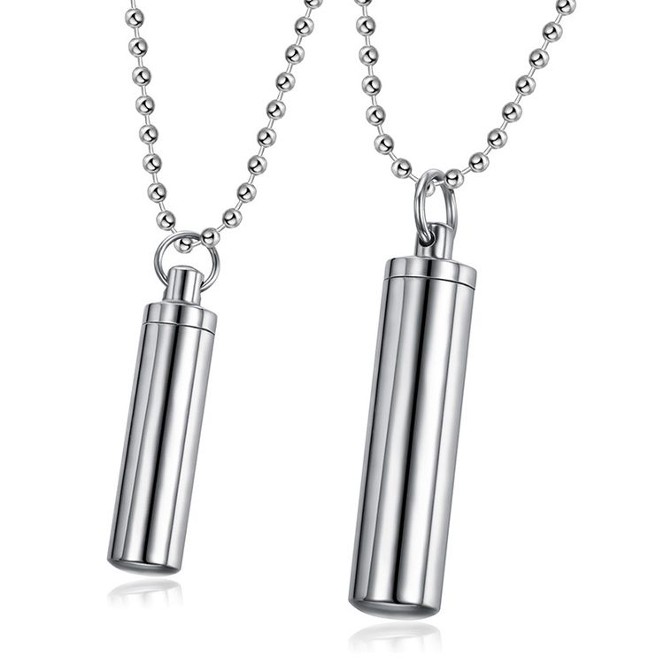 Wholesale Creative Perfume Bottle Openable Pendant Couple Necklace