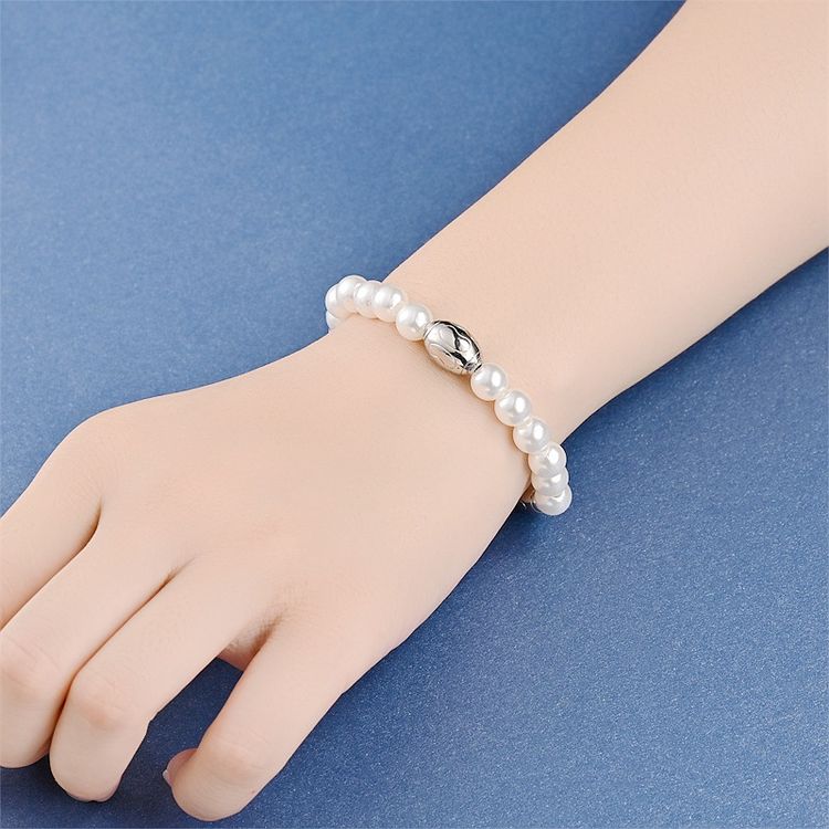 Fashion PEC pearl elastic threading Wholesale beads Bracelet