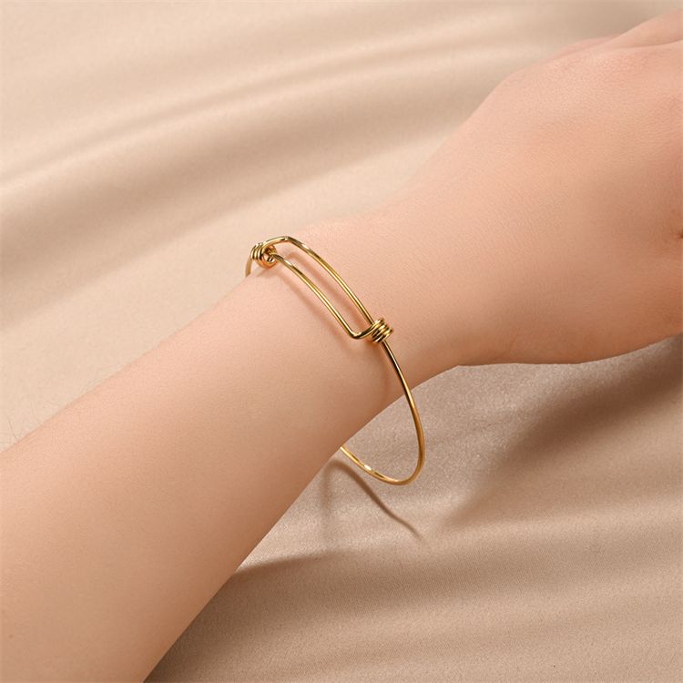 Size adjustable Vegetable Titanium Steel Fashion Bracelet Wholesale