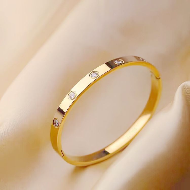 Wholesale Starry Star Zirconia Titanium Steel Bracelet | Wholesale Jewelry Only 4
