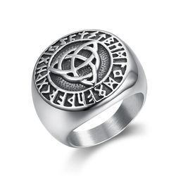 Wholesale Vintage Viking Men's Ring Celtic Stainless Steel Ring | Wholesale Jewelry Only