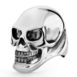 Vintage Punk Skull Ring Titanium Steel Men's Ring Wholesale | Wholesale Jewelry Only