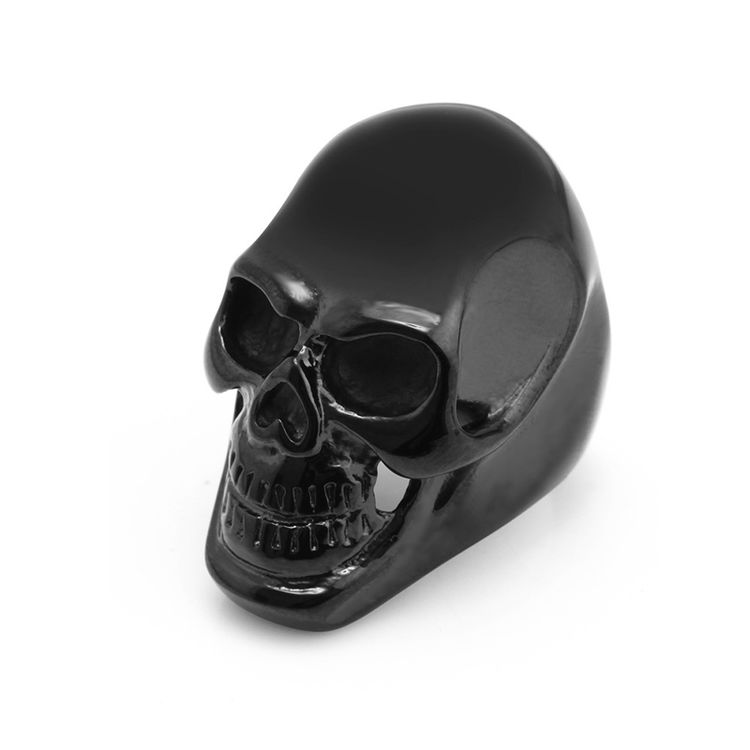 Vintage Punk Skull Ring Titanium Steel Men's Ring Wholesale | Wholesale Jewelry Only 2