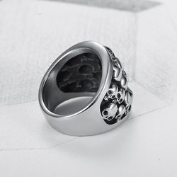 Men's Skull Ring Punk Titanium Rings Wholesale | Wholesale Jewelry Only