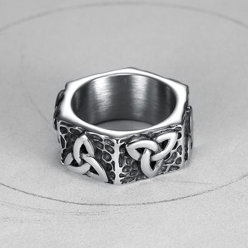 Street Hip Hop British Ring Viking Titanium Steel Ring | Wholesale Jewelry Only 2
