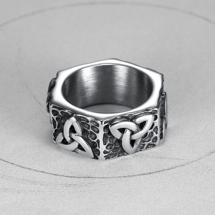 Street Hip Hop British Ring Viking Titanium Steel Ring | Wholesale Jewelry Only 2