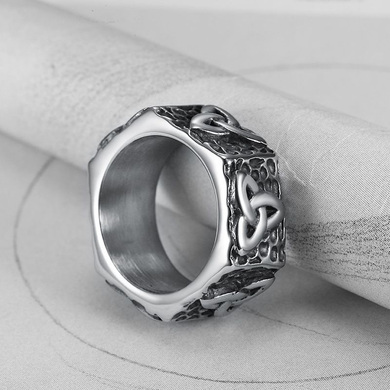 Street Hip Hop British Ring Viking Titanium Steel Ring | Wholesale Jewelry Only 3