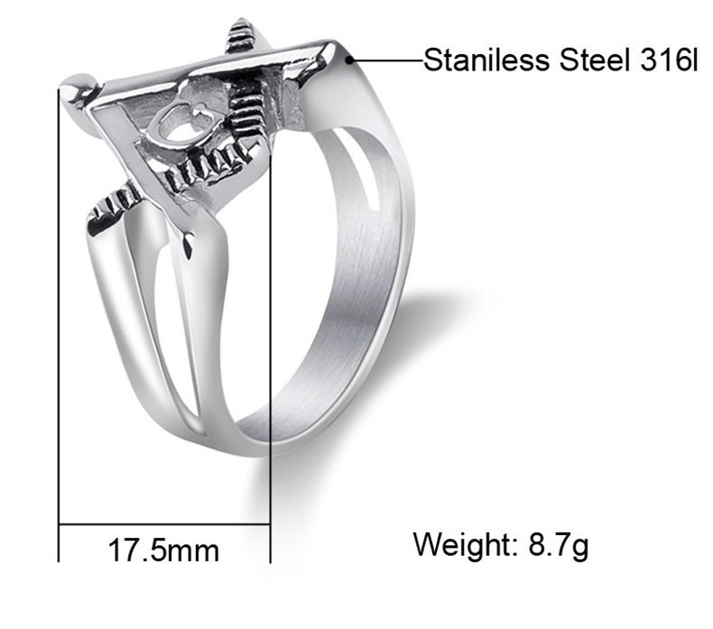 Vintage Stainless Steel Men's Ring Cast Titanium Jewelry | Wholesale Jewelry Only 2