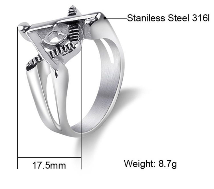 Vintage Stainless Steel Men's Ring Cast Titanium Jewelry | Wholesale Jewelry Only 2