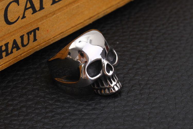 Wholesale Vintage Skull Men's Bully Titanium Ring | Wholesale Jewelry Only 2