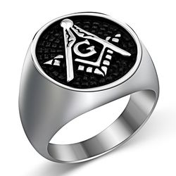 Wholesale Vintage Punk Titanium Men's Ring | Wholesale Jewelry Only