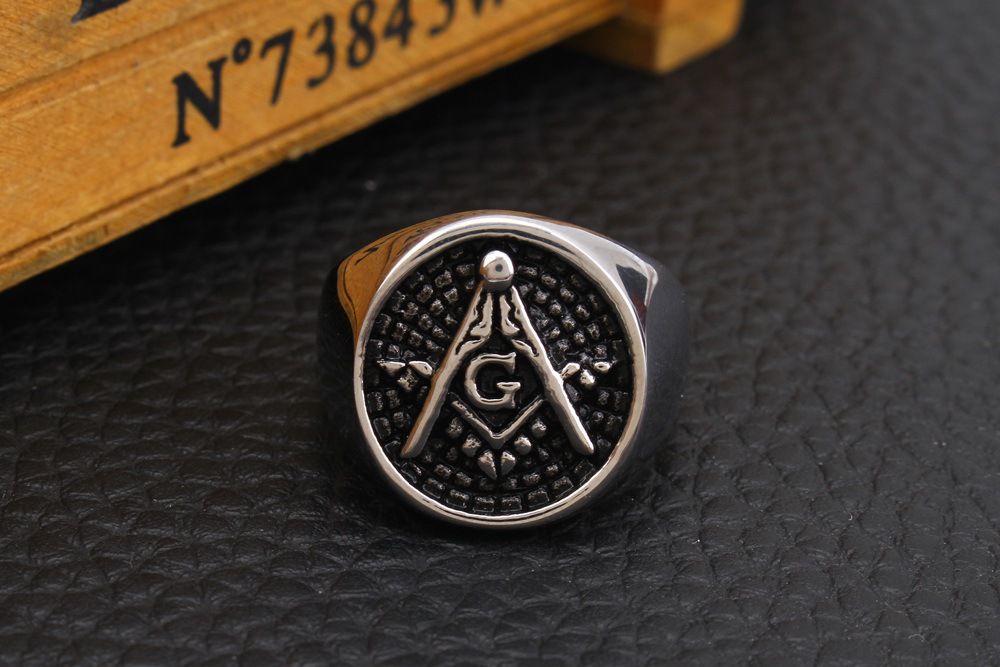 Wholesale Vintage Punk Titanium Men's Ring | Wholesale Jewelry Only 1