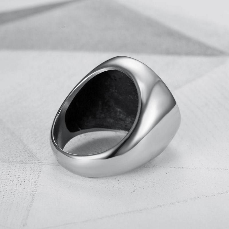 Creative Tree of Life Ring Titanium Steel Cast Men's Ring | Wholesale Jewelry Only 2