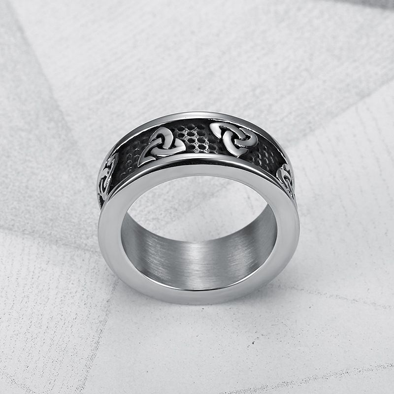 Vintage Viking Celtic Stainless Steel Men's Ring | Wholesale Jewelry Only 1