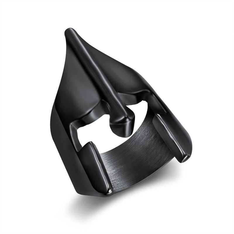 Punk Hip Hop Rock Mask Men's Stainless Steel Ring | Wholesale Jewelry Only 2