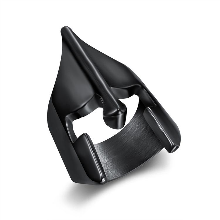 Punk Hip Hop Rock Mask Men's Stainless Steel Ring | Wholesale Jewelry Only 2
