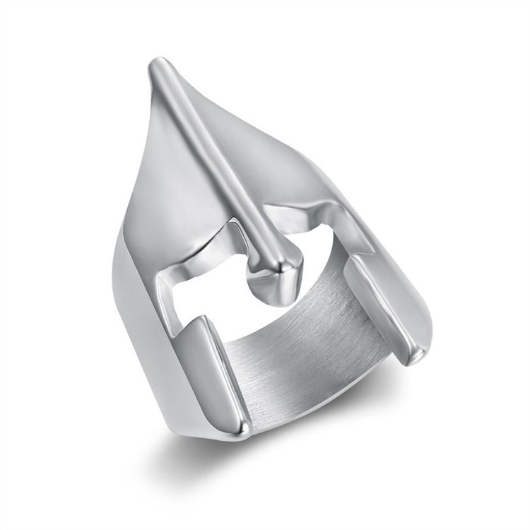 Punk Hip Hop Rock Mask Men's Stainless Steel Ring | Wholesale Jewelry Only 3