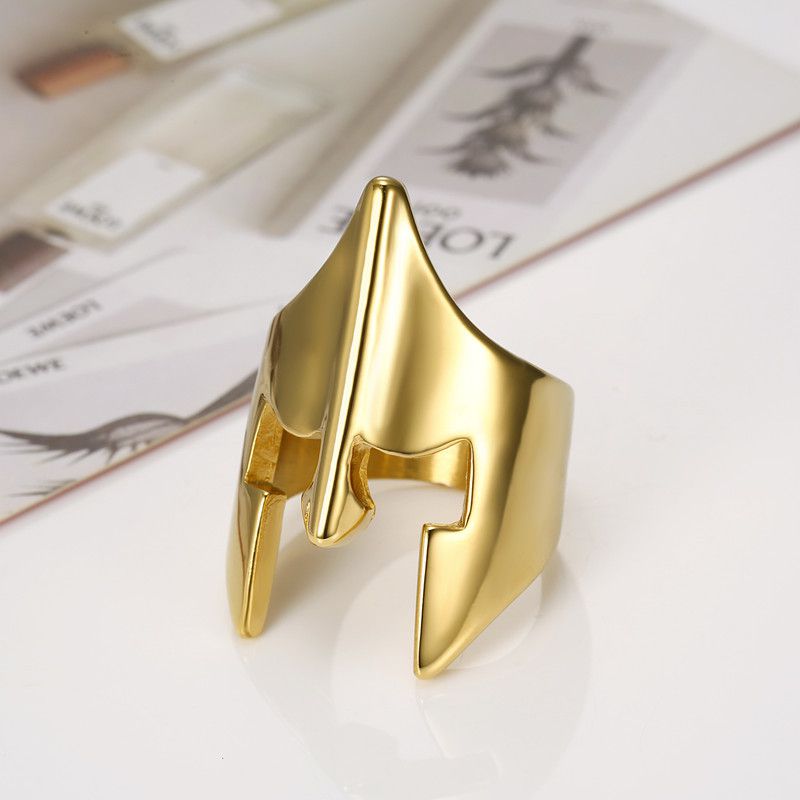 Punk Hip Hop Rock Mask Men's Stainless Steel Ring | Wholesale Jewelry Only 5