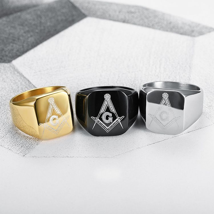 Vintage ins style men's stainless steel cast ring Wholesale | Wholesale Jewelry Only 3