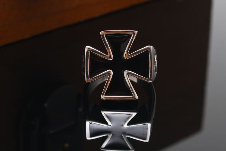 Vintage Titanium Steel Men's Ring Exaggerated Drip Ring | Wholesale Jewelry Only 2