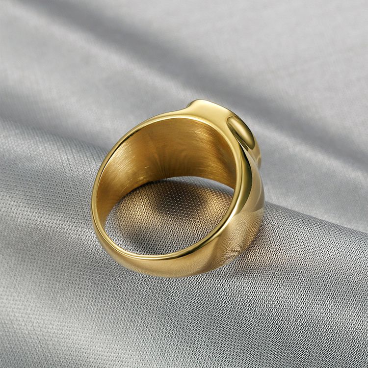 Creative Minimalist Men's Ring Vintage Street Titanium Ring Wholesale | Wholesale Jewelry Only 6