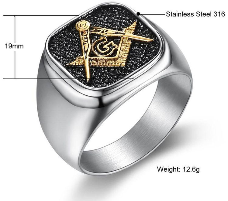 Hip Hop Classic Men's Ring Vintage Wholesale Titanium Ring | Wholesale Jewelry Only 4