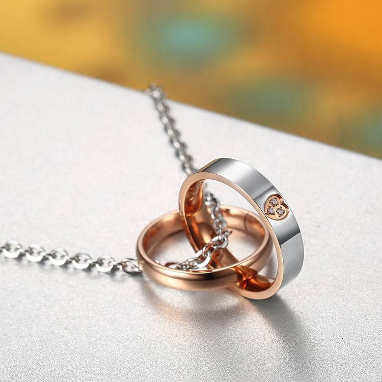 Hip Hop Cross Heart Pendant Stainless Steel Couple Necklace Wholesale | Wholesale Jewelry Only 4