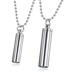 Wholesale Creative Perfume Bottle Openable Pendant Couple Necklace | Wholesale Jewelry Only