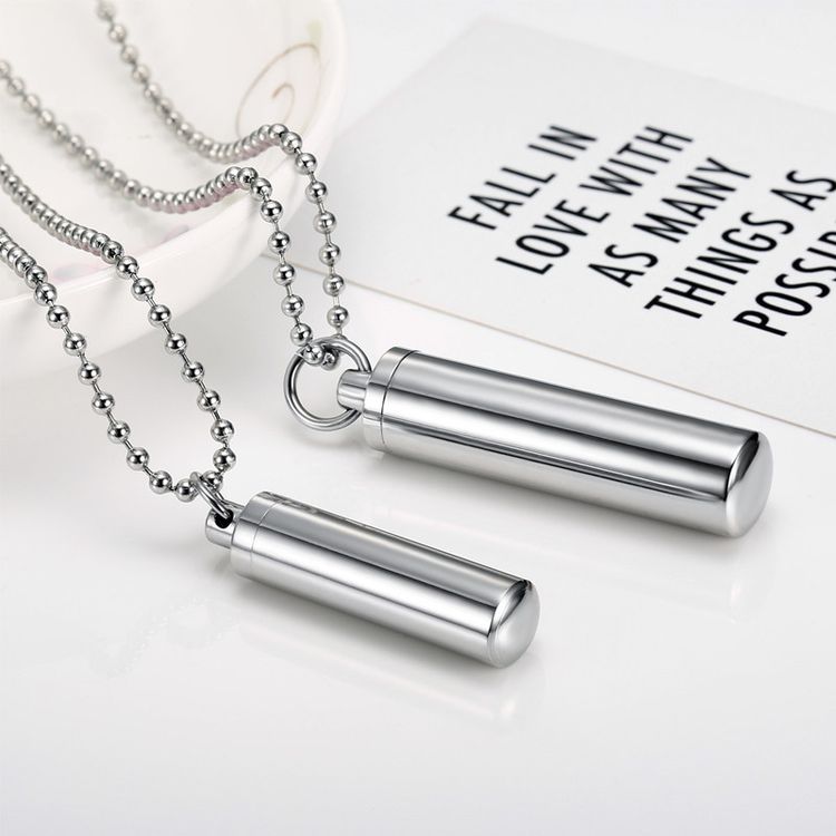 Wholesale Creative Perfume Bottle Openable Pendant Couple Necklace | Wholesale Jewelry Only 4