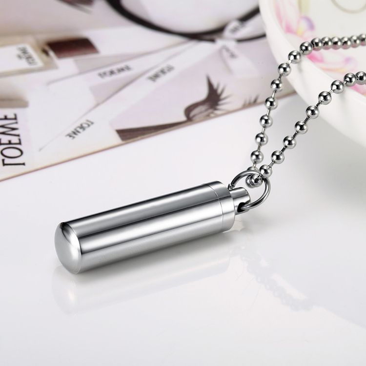 Wholesale Creative Perfume Bottle Openable Pendant Couple Necklace | Wholesale Jewelry Only 7