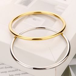 Fashion Sand Gold Plated Round Titanium Stainless Steel Bracelet | Wholesale Jewelry Only