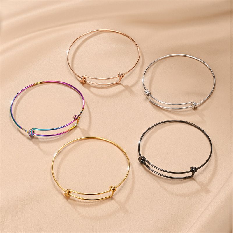 Size adjustable Vegetable Titanium Steel Fashion Bracelet Wholesale | Wholesale Jewelry Only 9