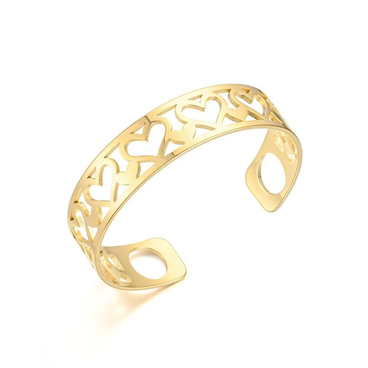 Heart Skeleton Adjustable Stainless Steel Bracelet Wholesale | Wholesale Jewelry Only 2