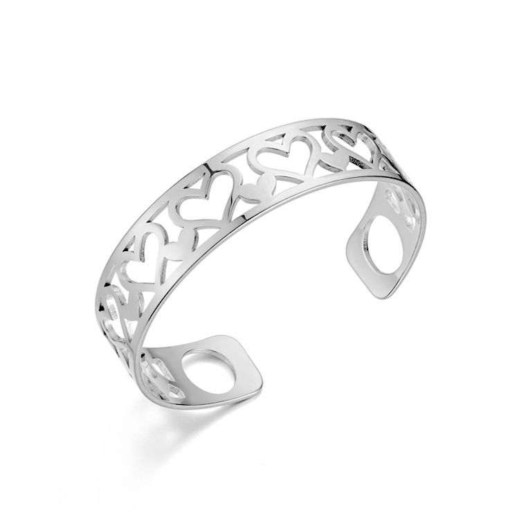 Heart Skeleton Adjustable Stainless Steel Bracelet Wholesale | Wholesale Jewelry Only 3